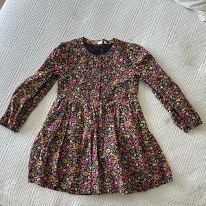 GAP Multicolor Floral Long Sleeve Dress